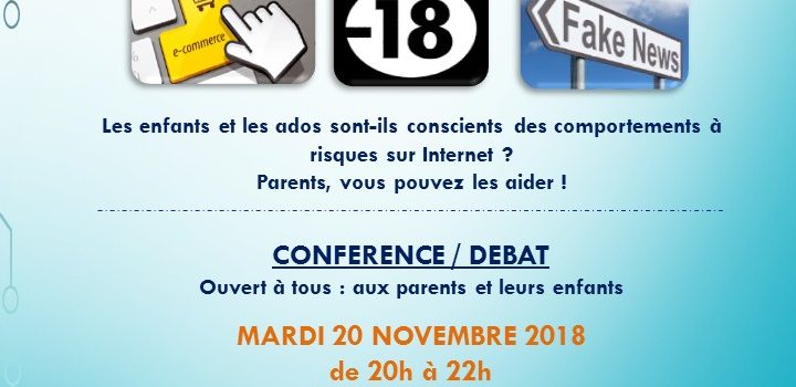 Conférence débat : « Internet : Parents informés, enfants protégés »